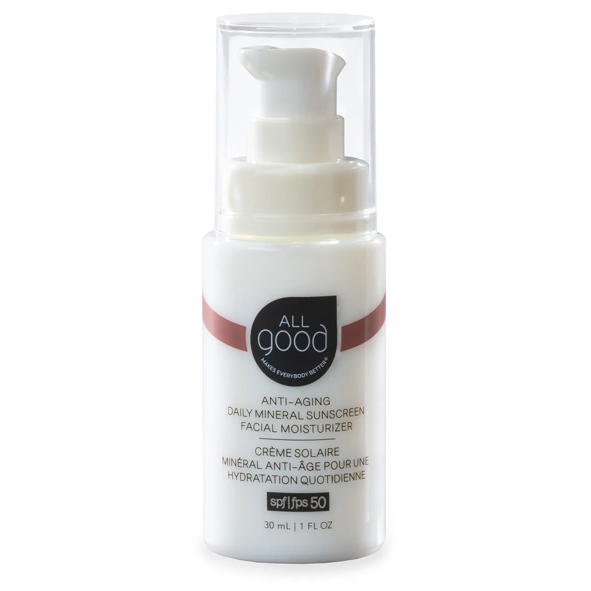 ALL Good Anti-Aging Daily Facial Moisturizer - Mineral Sunscreen - SPF 50  (1oz)