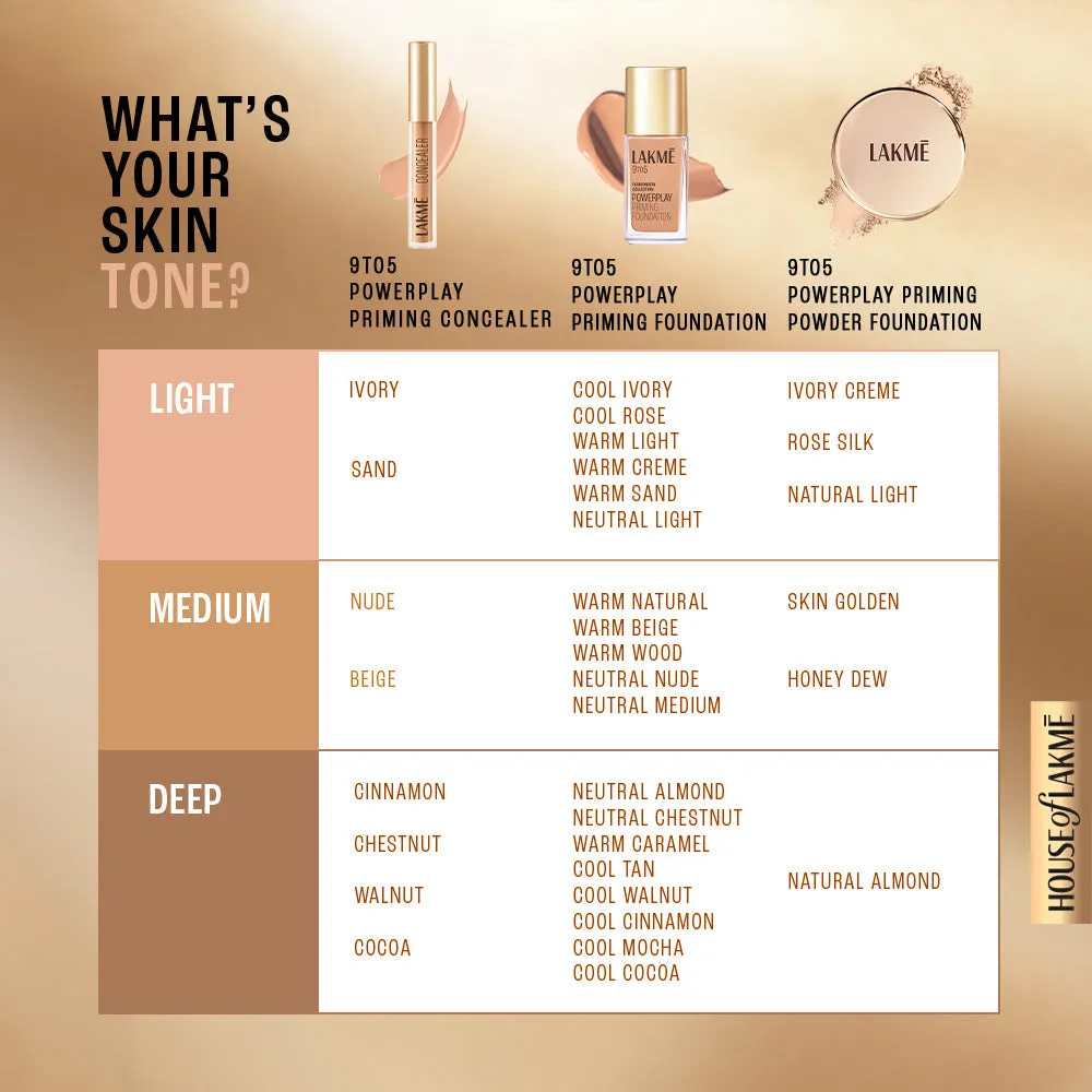 Lakmē 9to5 Powerplay Priming Concealer Built in Primer
